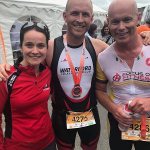 Ciara, Neil and Nigel, Focus on Fitness, Tri Athy 2018