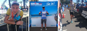 Eoin at finish Mooloolaba 2016 Ironman 70.3 World championships