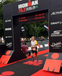 Katie Dublin Half Ironman 2016