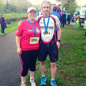 DAvid and Roisin Longford Half MArathon