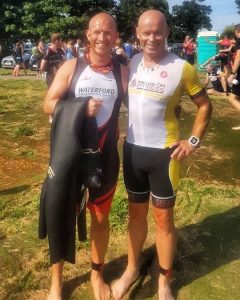 Neil Griffin and Nigel O'Sullivan Blessington Triathlon 2018